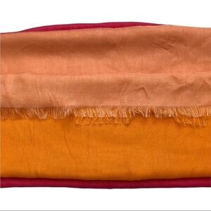 Talbots Scarf 100% Viscose Tri-color